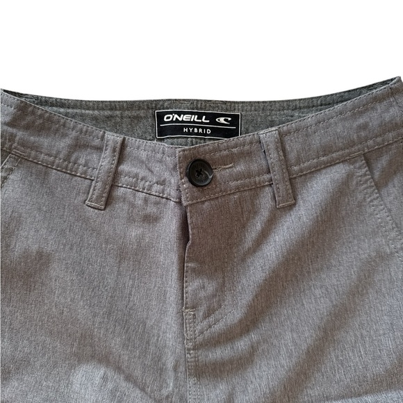 3/$20 O’Neill Boys’ Hybrid Quick-Dry Stretch Shorts Grey Size 24 Classic Style - Picture 2 of 10